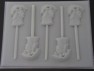 1021 Bride Groom Couple Umbrella Chocolate or Hard Candy Lollipop Mold